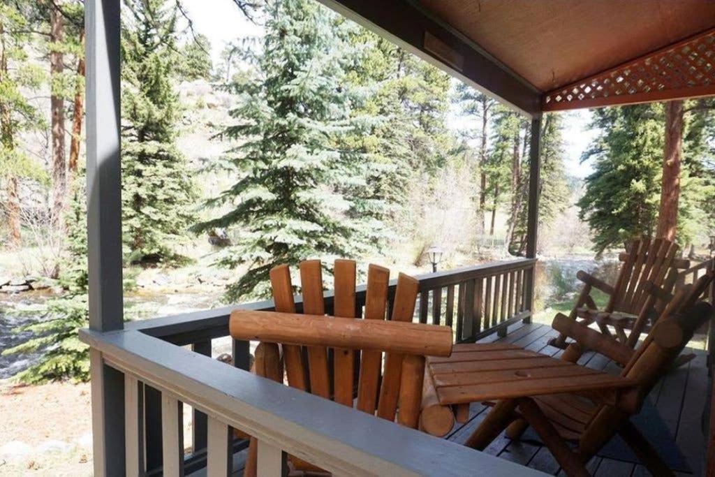 Riverfront Mountain Cottage Retreat Estes Park Exterior photo